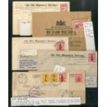 New Zealand Covers and Cards Official 1911-40, fourteen covers bearing Official stamps, including 1