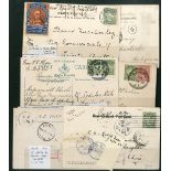 New Zealand Covers and Cards Overseas Destinations 1900-08, selection of twenty-eight covers,