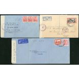 New Zealand Covers and Cards 1939-45, forty-five war time items, including many Censored,