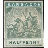 Barbados 1892-1910 Seal of the Colony Issue Essay Proofs The following seventeen lots are all simil