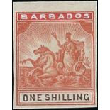 Barbados 1892-1910 Seal of the Colony Issue Essay Proofs The following seventeen lots are all simil