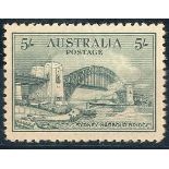 Australia 1931-65 mint selection including 1932 Bridge 5/- and other early commemorative sets, 193