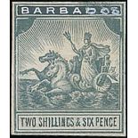 Barbados 1892-1910 Seal of the Colony Issue Essay Proofs The following seventeen lots are all simil