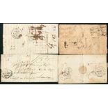 India Early Letters and Handstamps 1822 entire letter from Madras to London with Madras Ship Letter