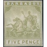 Barbados 1892-1910 Seal of the Colony Issue Essay Proofs The following seventeen lots are all simil