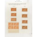 New Zealand 1900 Double Lined Watermark 1½d. Boer War Contingent, mint collection (59) on pages,