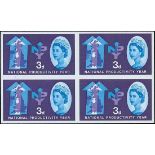 Great Britain Queen Elizabeth II Issues 1962 National Productivity Year 3d. phosphor, imperforate b