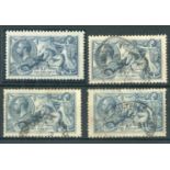 Great Britain King George V Issues 1918-19 Bradbury, Wilkinson 10/- dull grey-blue, a bright shade,