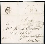 Barbados Early Letters and Handstamps 1778 (17 July) entire letter "p Brenan" to James Gordon "to b