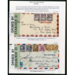 Barbados Covers and Cancellations Censored Mail 1941-45 collection of covers (91) at a variety of r