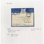 South Africa Covers and Cancellations Airmails 1918-50 collection of sixty-six covers and cards hou