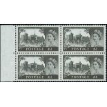 Great Britain Queen Elizabeth II Issues 1955-58 De La Rue printing 2/6d. to £1, marginal blocks of