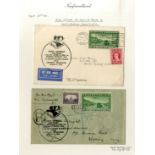 Newfoundland Airmail Covers 1926 (25 June) envelope from St. John's to New York, franked at 4c. and