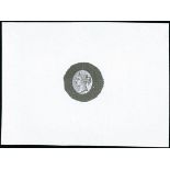 Colonial Die Proofs De La Rue Queen Victoria 1875 (c.) small head in oval with uncleared surround,
