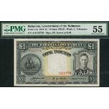 Bahamas Government, £1, ND (1936), serial number A/3 125776, (Pick 11a, TBB B110a),