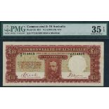 Commonwealth of Australia, £10, ND (1934-39), serial number LV/2 814903, (Pick 24a, Rennick 57),