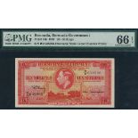 Bermuda Government, 10 shillings, 12 May 1937, serial number R/2 638066, (Pick 10b TBB B110b,