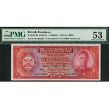 Government of British Honduras, $5, 1 February 1952, serial number C/3 018379, (Pick 26b, TBB B125c