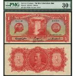 Government of British Guiana, $1, 1 January 1936, serial number E/2 47530, (Pick 6, TBB B105b),