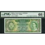 Government of Belize, $1 (3), 1 January 1974, 1 June 1975 and 1 January 1976, (Pick 33a, 33b, 33c,