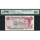 Bermuda Monetary Authority, $5, 1 April 1978, serial number Z/1 016347, (Pick 29a, TBB B202a),