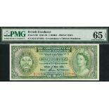 Government of British Honduras, $1, 1 May 1969, serial number G/5 537936, (Pick 28b, TBB B127a),