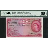British Caribbean Currency Board, $1, 5 January 1953, serial number C2-986441, (Pick 7a, TBB B107a)
