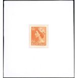 Definitive Issues 1953-56 Queen Elizabeth II Issues Die Proofs 6d. orange on white wove paper mount