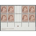 Definitive Issues 1959-63 Queen Elizabeth II Issues Issued Stamps 2d. reddish brown, a coil perf in