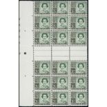 Definitive Issues 1959-63 Queen Elizabeth II Issues Issued Stamps 3½d. dark green, a left marginal