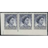 Definitive Issues 1959-63 Queen Elizabeth II Issues Issued Stamps 5d. deep blue, booklet stamp, a s