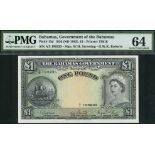 Government of the Bahamas, £1, ND (1963), serial number A/5 189235, (TBB B114, Pick 15d),