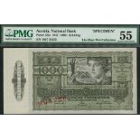 National Bank, Austria, specimen 1000 schillings, 1 September 1947, serial number 1027 24233, (Pick