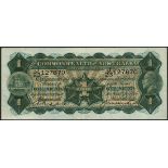 Commonwealth of Australia, £1, ND (1927), serial number J/23 127870, (Pick 16c, Rennik 26),