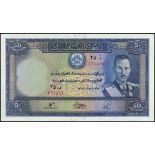 Bank of Afghanistan, 10 afhanis, SH 1318 (1939), red serial number 330134, (Pick 24-25a, TBB B304-5