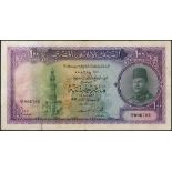 National Bank of Egypt, £50 (2), 1949, 1951, serial numbers EF/1 028840, EF/4 038772, (Pick 26a,b,