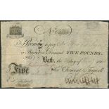 Bath (Clement & Tugwell), £5, 24 January 1806, serial number D4935, (Outing 90f)