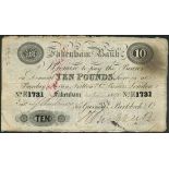 Fakenham Bank (Gurneys, Birkbeck & Co.), £10, 24 June 1890, serial number E 1731, (Outing 771i but