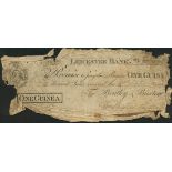 Leicester Bank (Bentley & Buxton), 1 guinea, 1 April 1803, serial number 5807, (Outing 1165a),