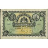 Bank of Crete, 100 drachmai, handstamped date 26 September 1912, prefix A04, (Pick S154b),