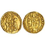 Italy, Venice, Giovanni Mocenigo (1478-85), Ducato, 3.38g (F.1239), very fine, very rare