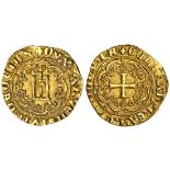 Italy, Genoa, Leonardo di Montaldo, Doge X (1383-84), Genovino d'oro, 3.58g, + dvx : ianvensivm : d