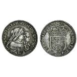 Italy, Savoy, Victor Amadeus II (1675-1730), with his mother as Regent, 10-Soldi, 1676, conjoined b