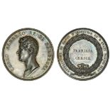 Italy, Kingdom of Sardinia, House of Savoy, Carlo Alberto (1831-49), silver prize medal for the Tur