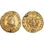 Italy, Milan, Filippo IV (1621-65), 2-Doppie, 12.81g, undated, phillipvs iiii rex hisp, crowned and