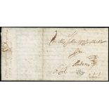 Great Britain Postal History The General Post, Bishop Marks 1684 entire letter from Exon to London