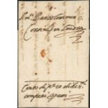 Great Britain Postal History The Corsini Correspondence 1587 (6 Aug.) entire letter from Pierfranco