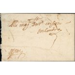 Great Britain Postal History The Corsini Correspondence 1583 (30 April) entire letter from Rinlaldo