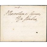 Great Britain Postal History The Corsini Correspondence 1599 (2 Jan.) entire letter from Middleburg