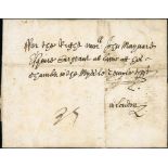 Great Britain Postal History 1654 (13 Sept.) entire letter from Exeter to London